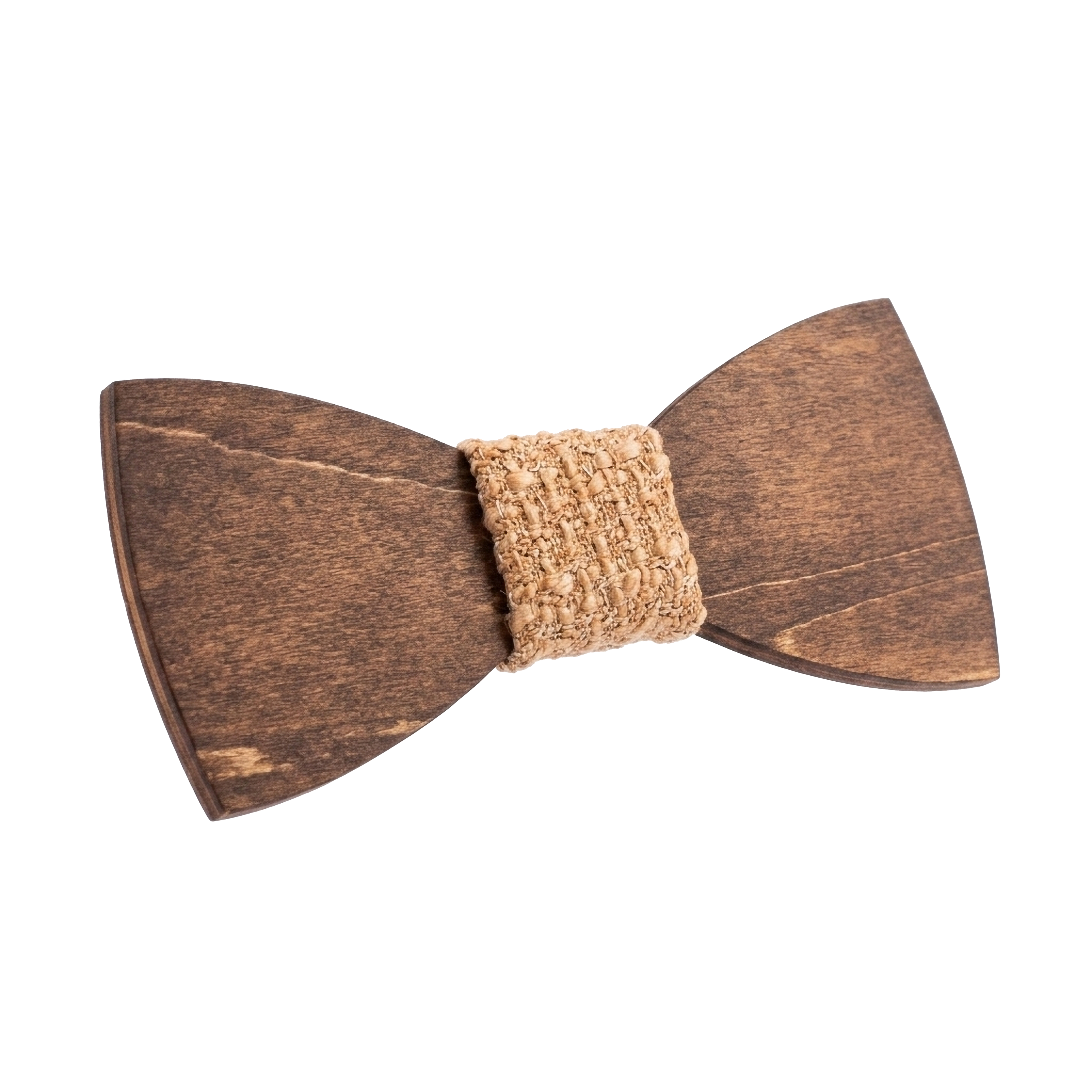 Classic Wooden Bow Tie (Early American)