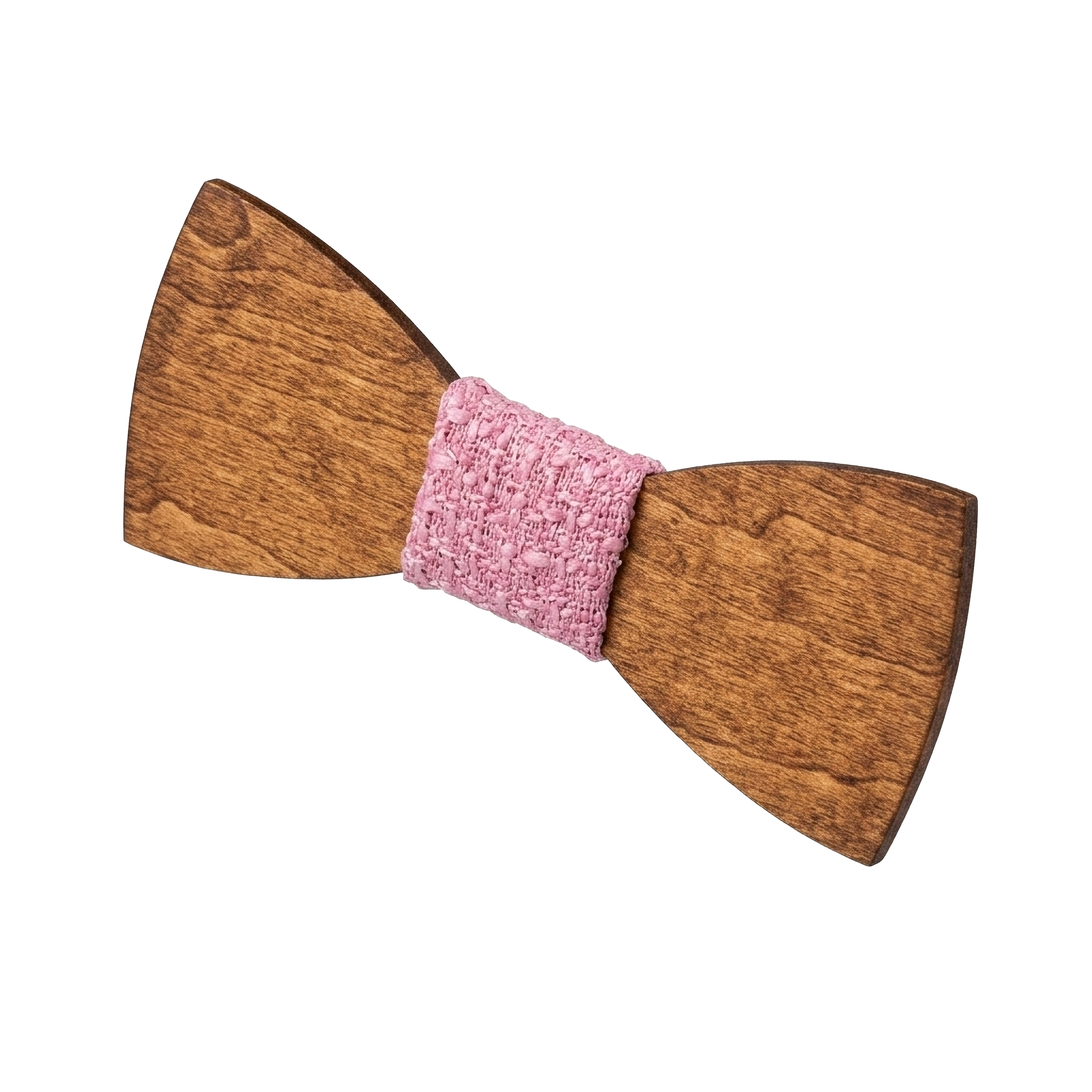 Classic Wooden Bow Tie (Golden Mahogany)