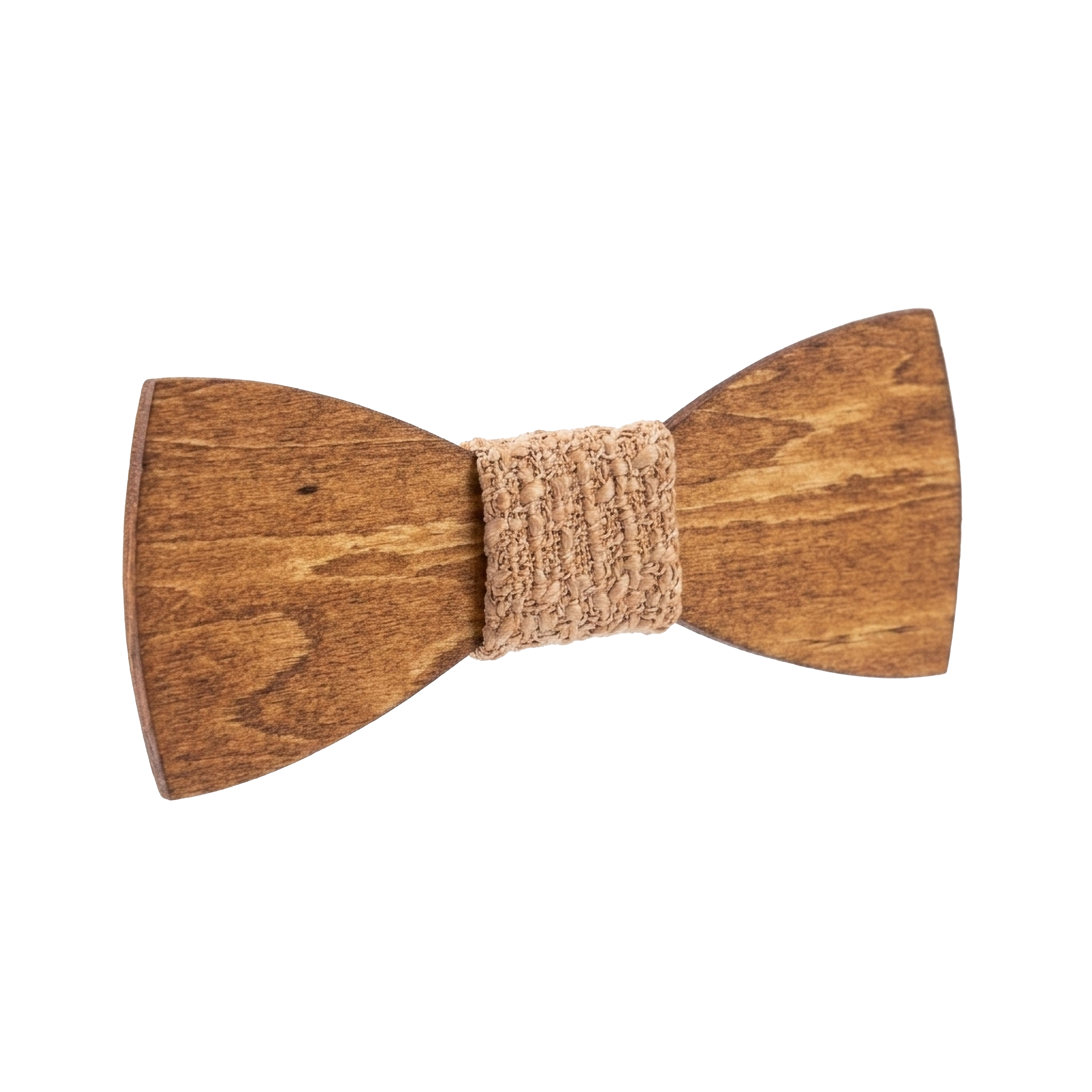 Classic Wooden Bow Tie (Golden Mahogany)