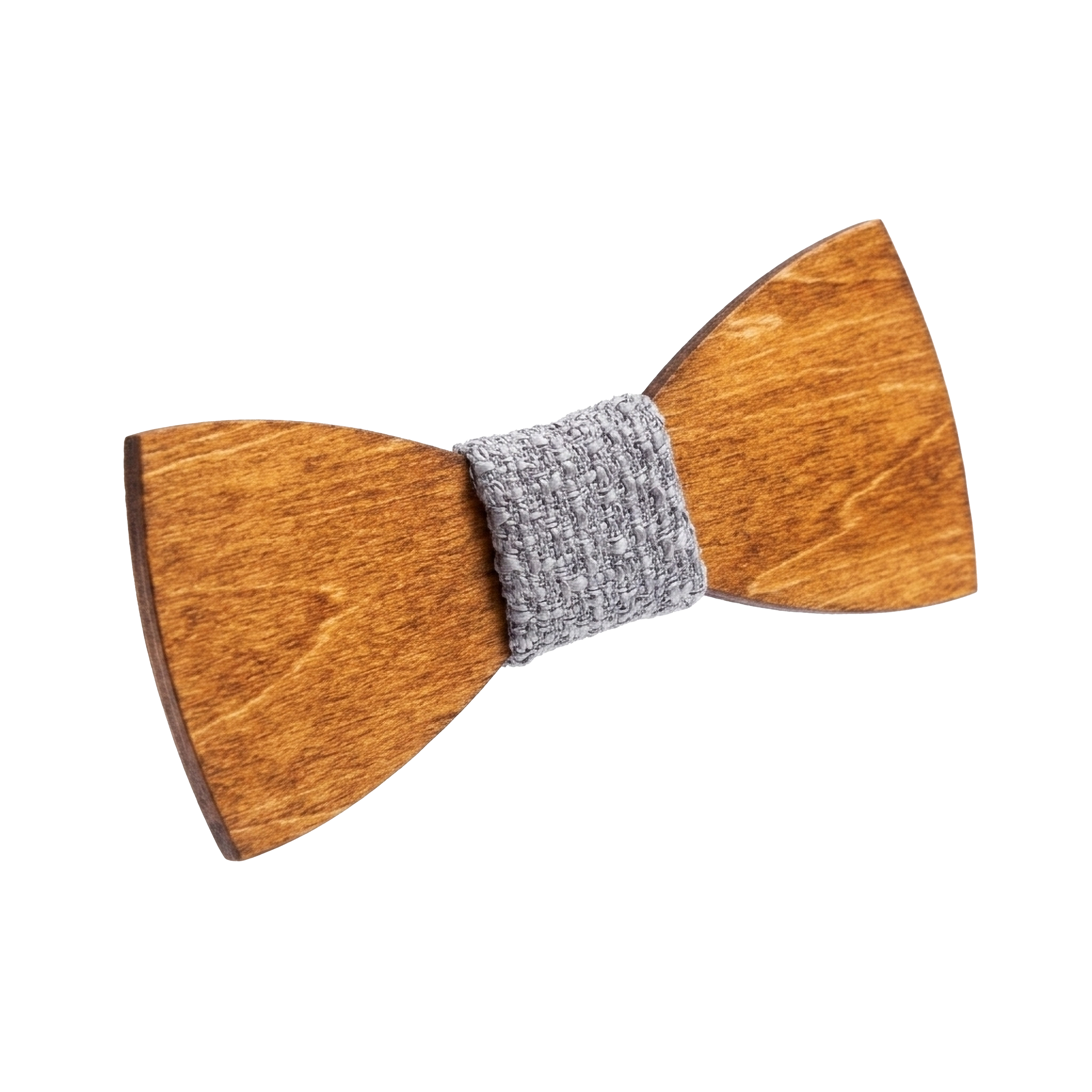 Classic Wooden Bow Tie (Golden Mahogany)