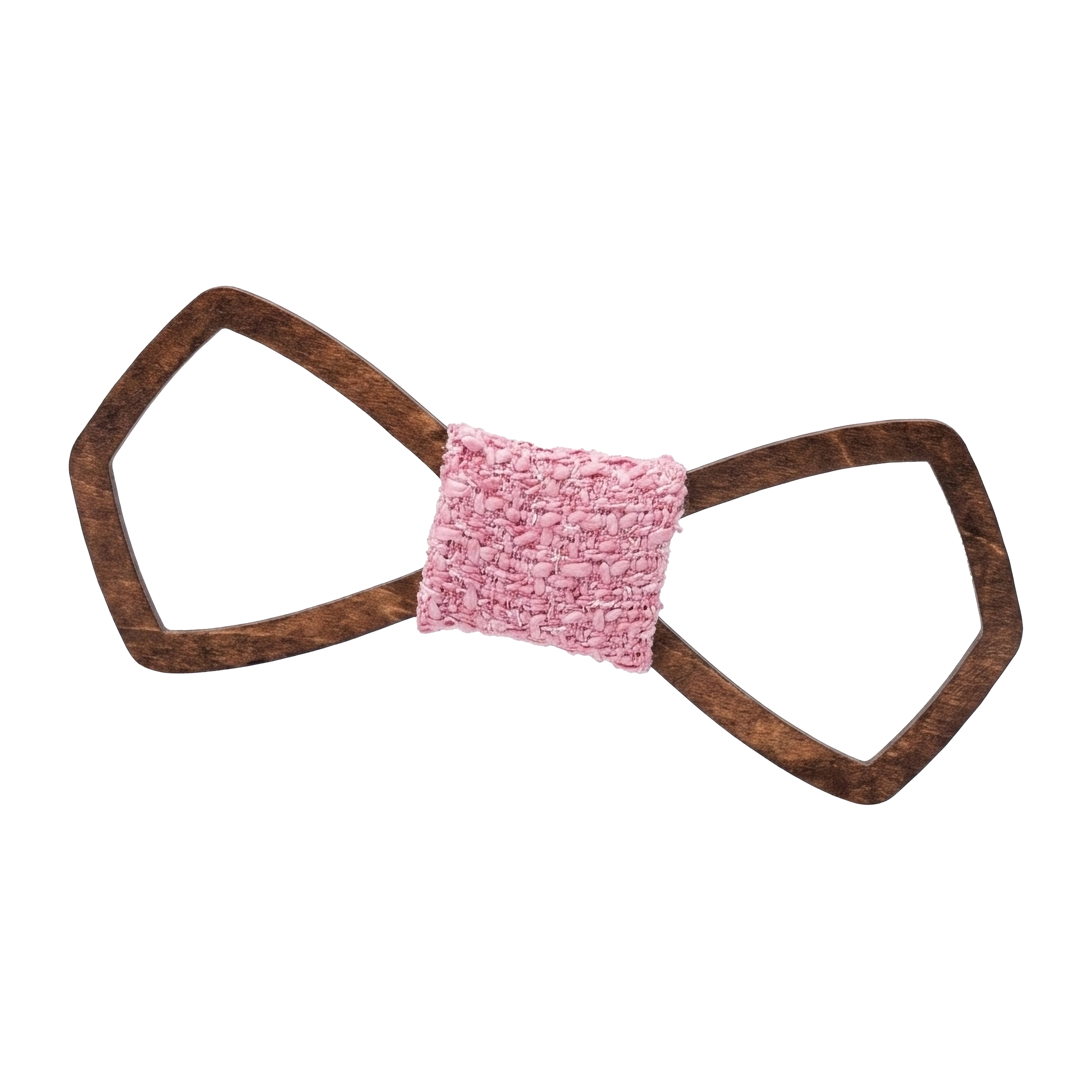 Angular Wooden Bow Tie (Early American)