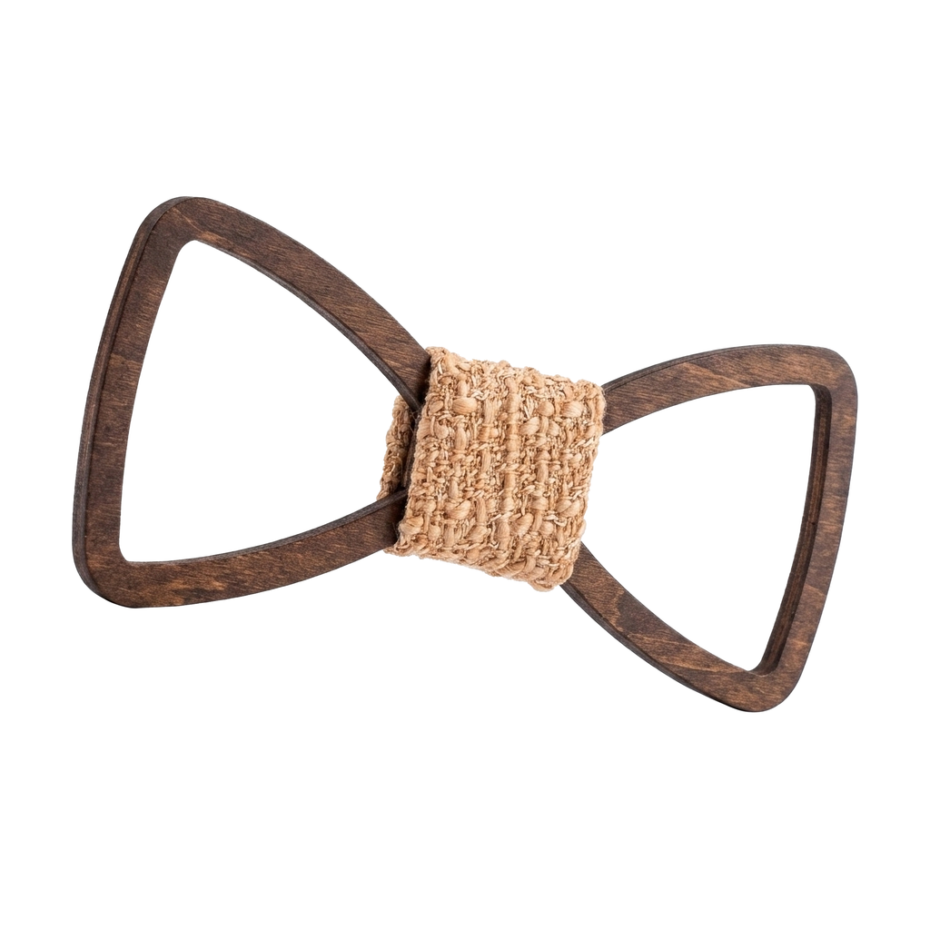Outline Wooden Bow Tie (Early American)