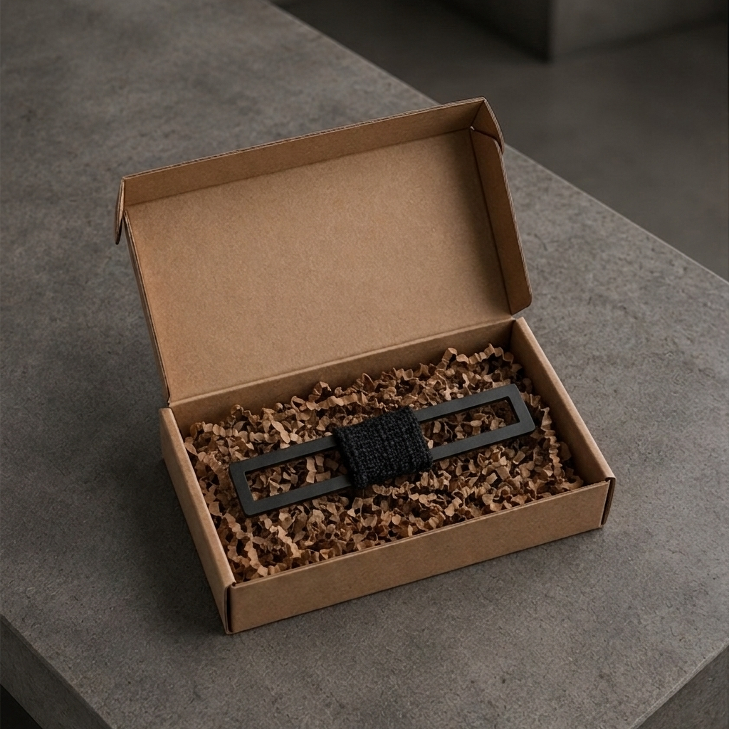 Bar Wooden Bow Tie (Ebony)