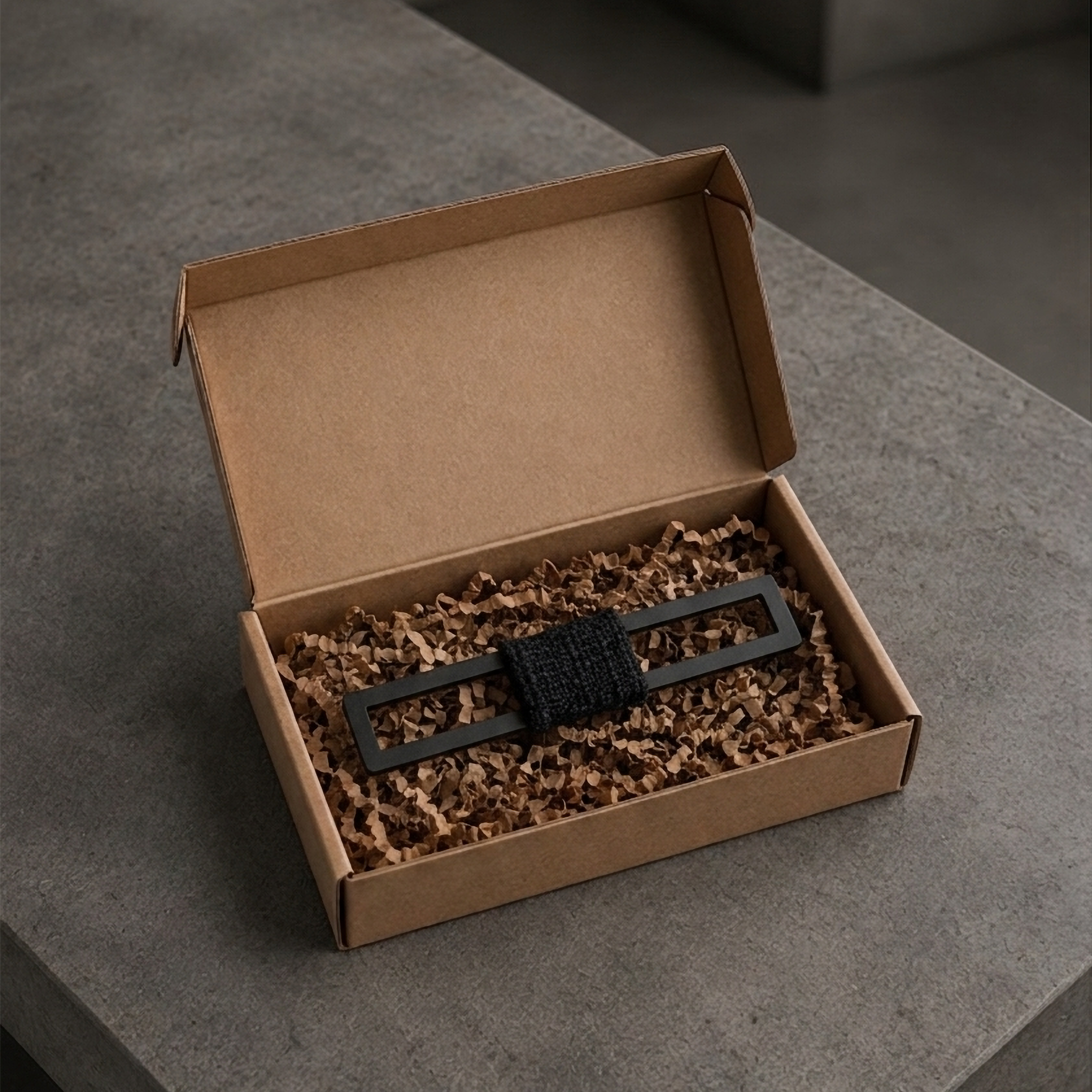 Bar Wooden Bow Tie (Ebony)