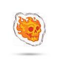 Flaming Skull