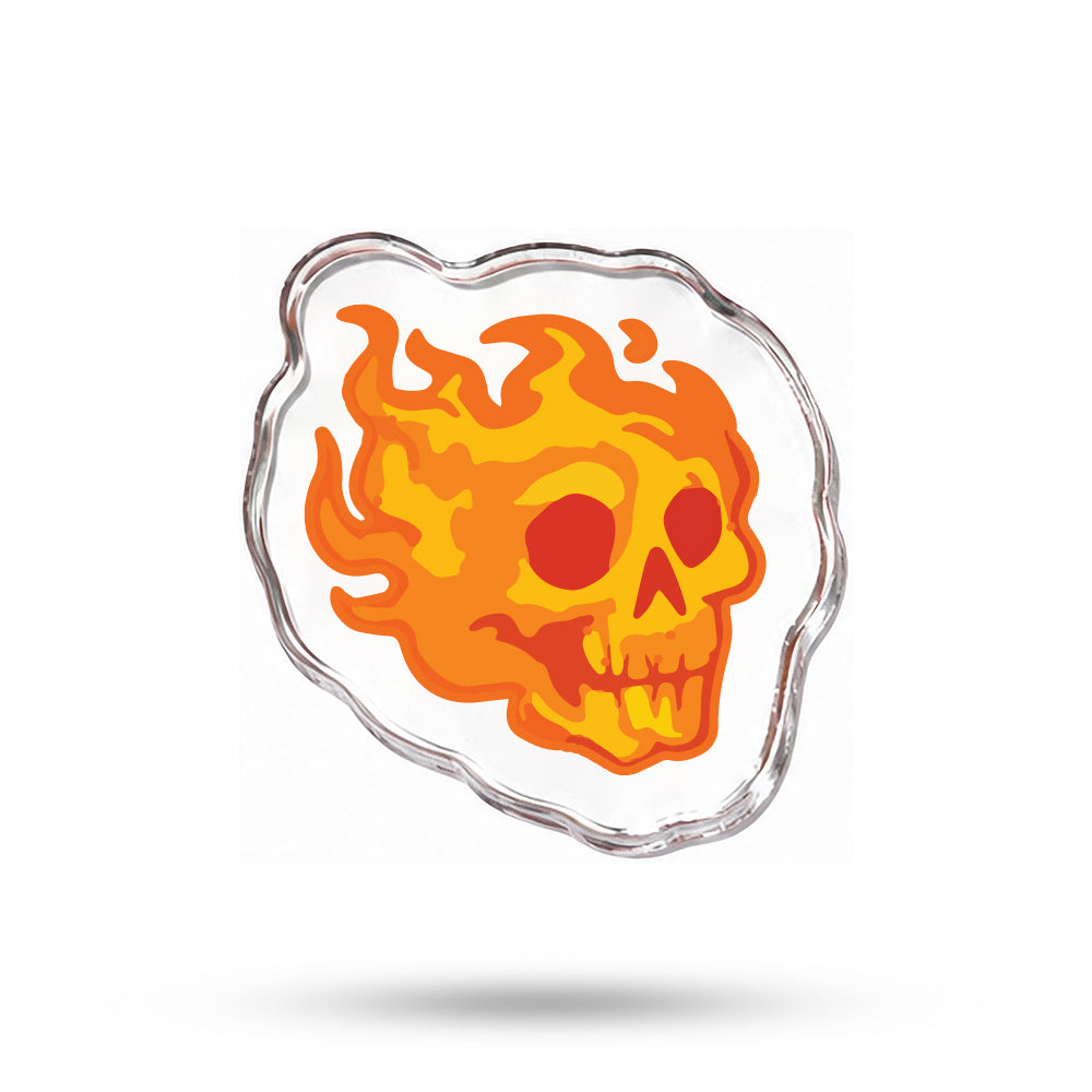 Flaming Skull