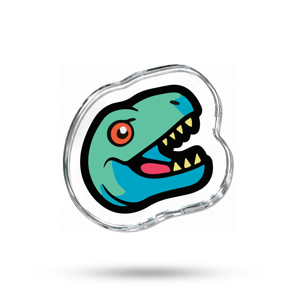 Green Raptor Head