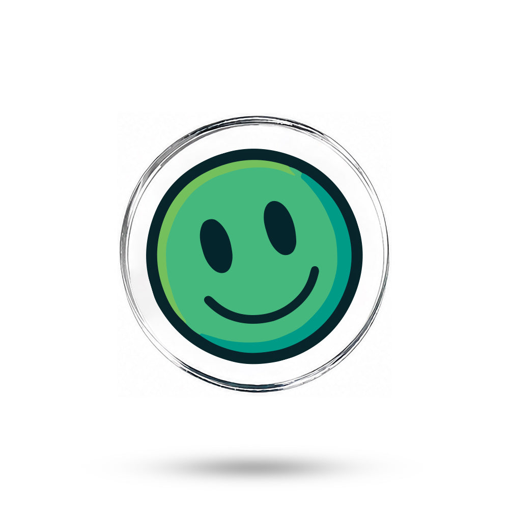 Green Smiley Face