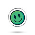 Green Smiley Face